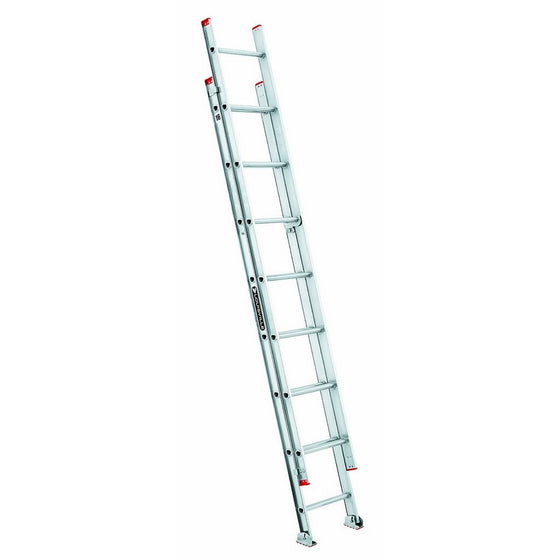 Louisville Ladder L-2321-16 200-Pound Duty Rating Aluminum Extension Ladder, 16-Foot