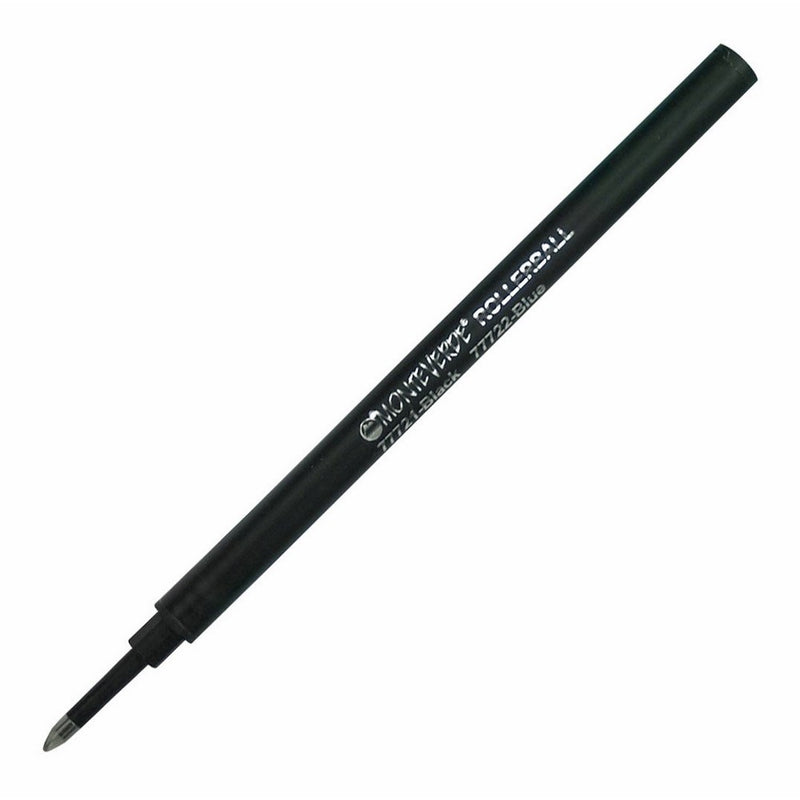 Monteverde Ceramic Rolleball Black Refill to Fit Most Capped Rollerball Pens, Fine Point, 2 per Pack (G222BK)