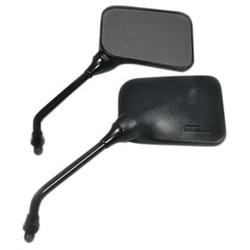 Emgo 20-46210 Matte Black Finish 10mm Universal Replacement Mirror for GP Sport - Pair
