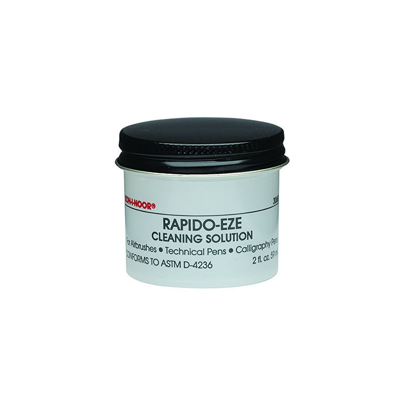 Koh-I-Noor Rapido-Eze Cleaning Solution, 2 oz. Container, 1 Each (3068)