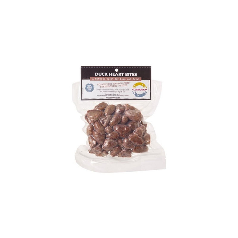 Fresh Is Best Freeze Dried Raw Whole Duck Hearts, Dog & Cat Treats