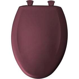 Bemis 1200SLOWT 373 Lift-Off Plastic Elongated Slow-Close Toilet Seat, Loganberry