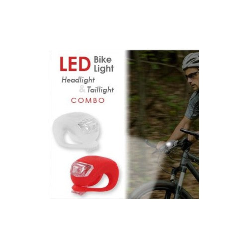 Flex LED Bike Light Headlight & Taillight Combo