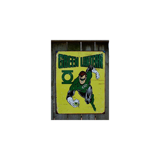 Green Lantern - Retro Metal Tin Sign 16"h X 12.5"w