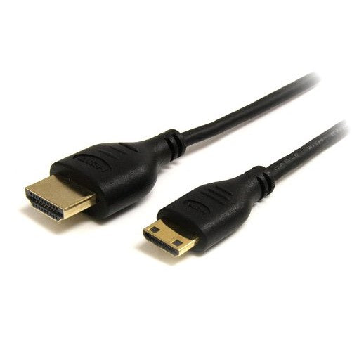 StarTech.com HDMIACMM6S 6-Feet Slim High Speed HDMI Cable with Ethernet - HDMI to HDMI Mini M/M