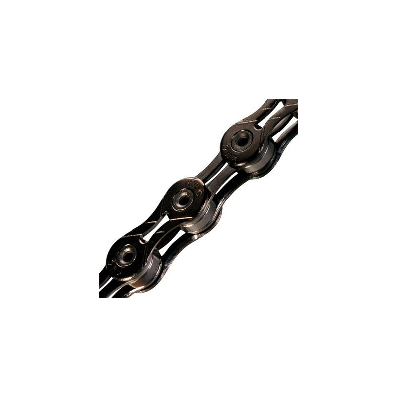 KMC X10SL DLC Bicycle Chain (Black/Black, 1/2 x 11/128 - Inch, 116 Links)