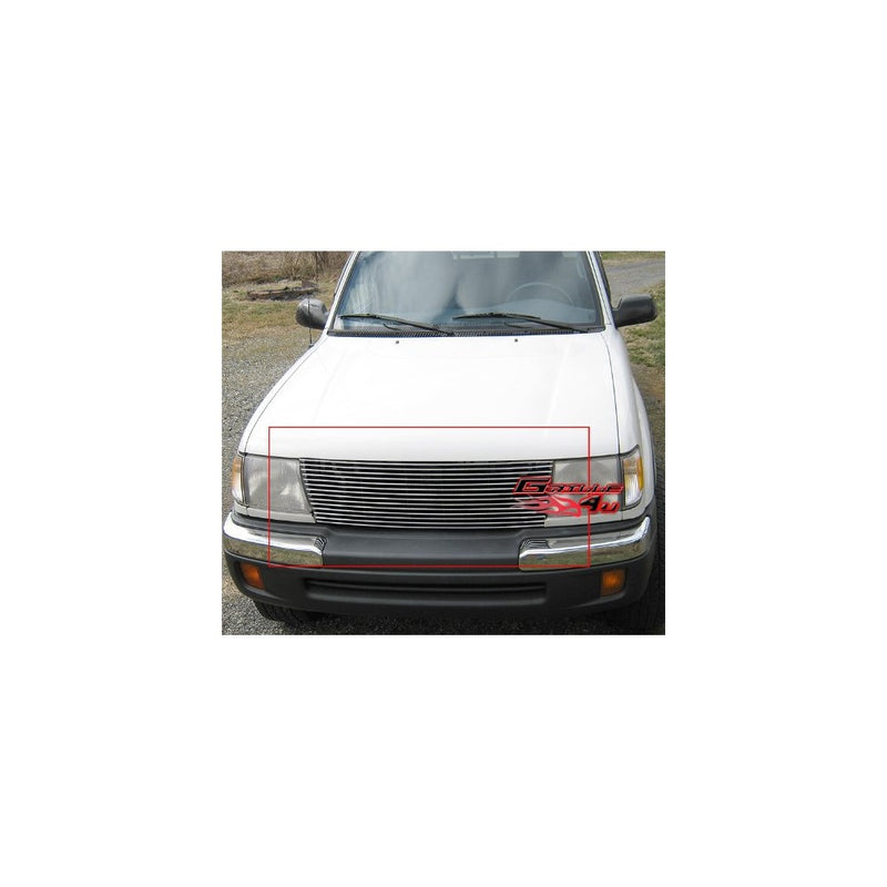 APS T85463A Polished Aluminum Billet Grille Replacement for select Toyota Tacoma Models