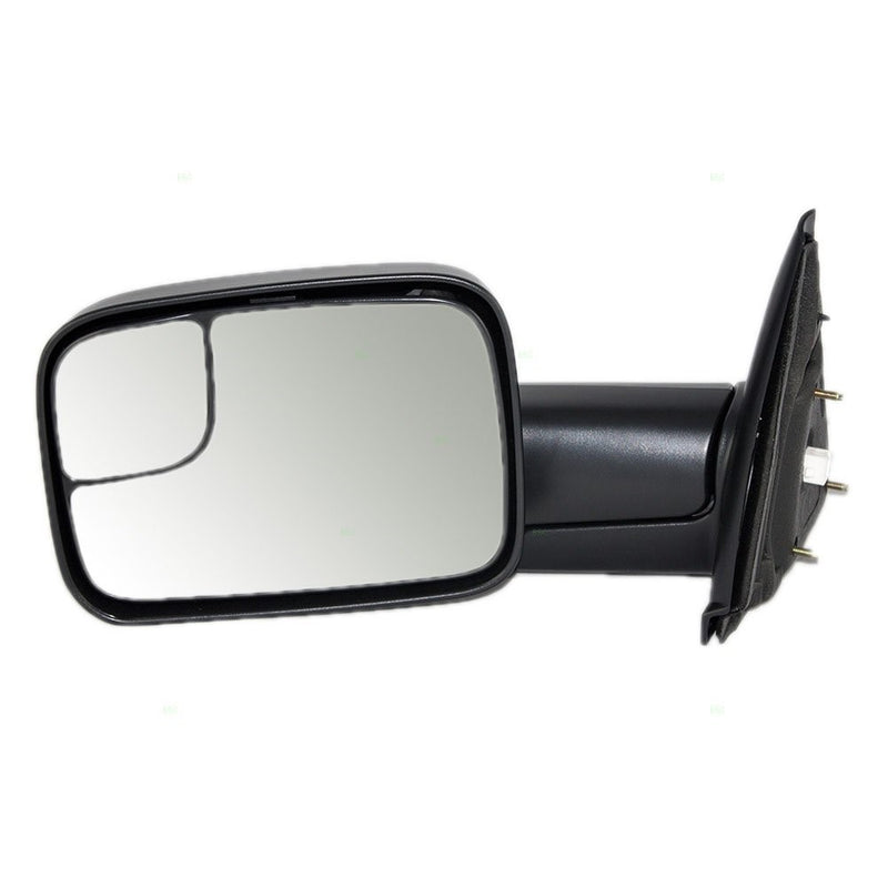 Drivers Power Trailer Tow Side View Mirror Heated 7x10 Flip-Up Replacement for Dodge Pickup Truck 55077445AO