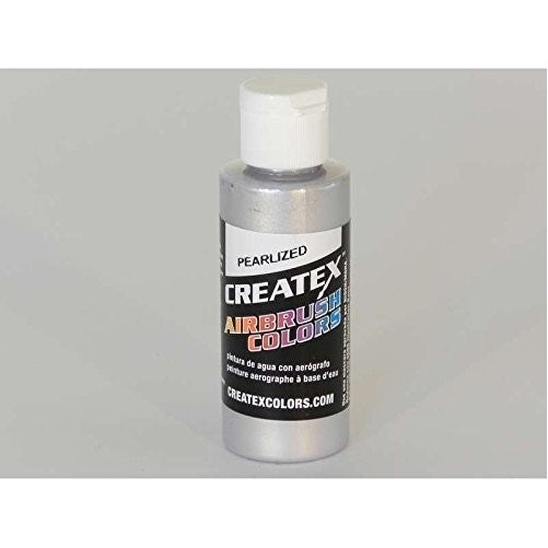 Createx Airbrush Paint, Pearl Silver, 2 oz (5308-02)