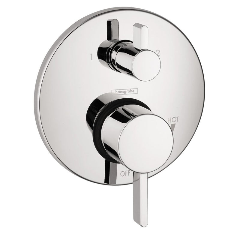 Hansgrohe 4447000 S Trim Pressure Balance with Diverter, Chrome