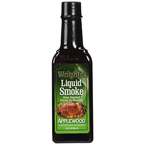 Wrights Seasoning Applewood Liquid Smoke, 3.5 oz