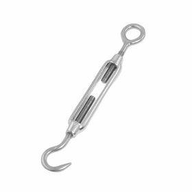 Uxcell 304 Stainless Steel Wire Hook Eye Turn Buckle, 3.8-5.1-Inch