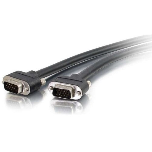 C2G 50214 VGA Cable - Select VGA Video Cable M/M, In-Wall CMG-Rated, Black (12 Feet, 3.65 Meters)