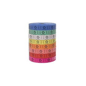 Raffle Tickets - (4 Rolls of 2000 Tickets) 8,000 Total Star Raffle Tickets (4 Assorted Colors)