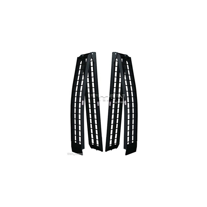 8 ft Aluminum Atv Loading Ramps truck ramp pair by Titan Ramps (94 -S)