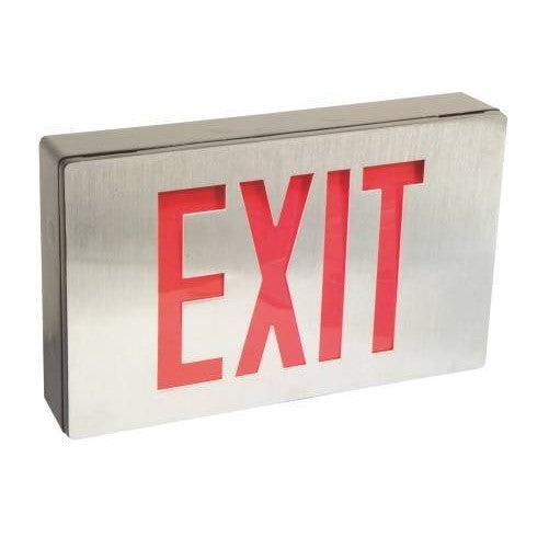 MONUMENT Die Cast Led Exit Light with Battery Backup-673088