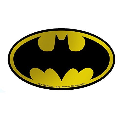 Licenses Products DC Comics Batman Logo Gold Foil Sticker