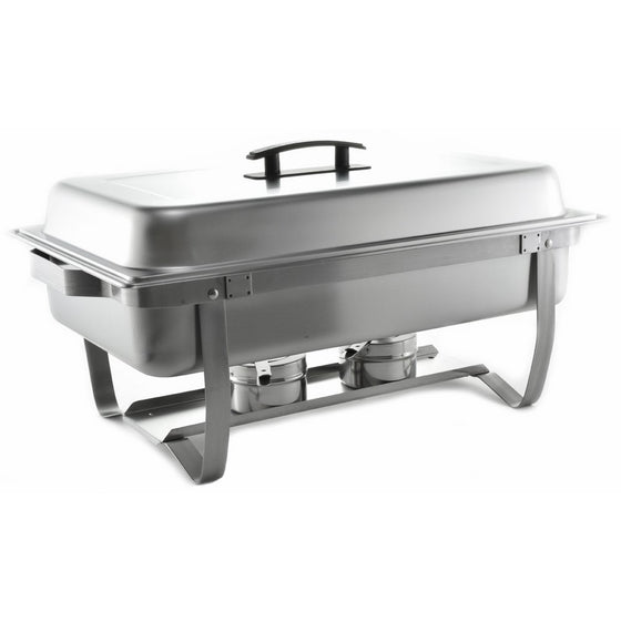 Chef's Supreme - 8 qt. Full Size Stainless Foldable Chafer, Each