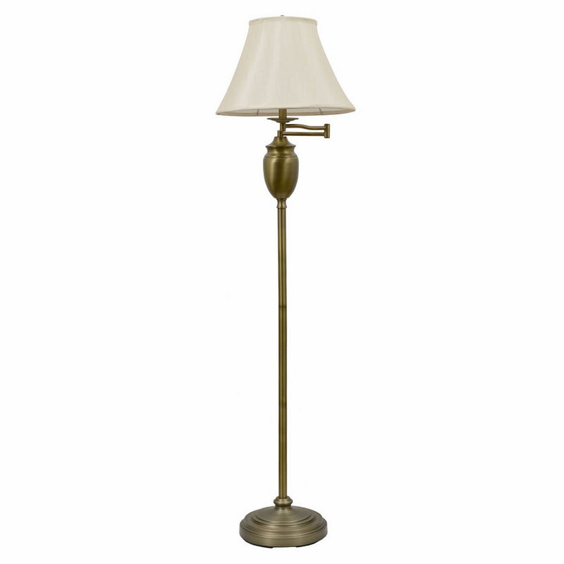 Décor Therapy PL1598 Floor Lamp, Antique Brass