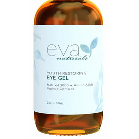 Eye Gel - Larger Size 2 oz Bottle - Best Firming Eye Cream Treatment for Dark Circles, Puffy Eyes, Crow's Feet, Fine Lines & Under Eye Wrinkles by Eva Naturals