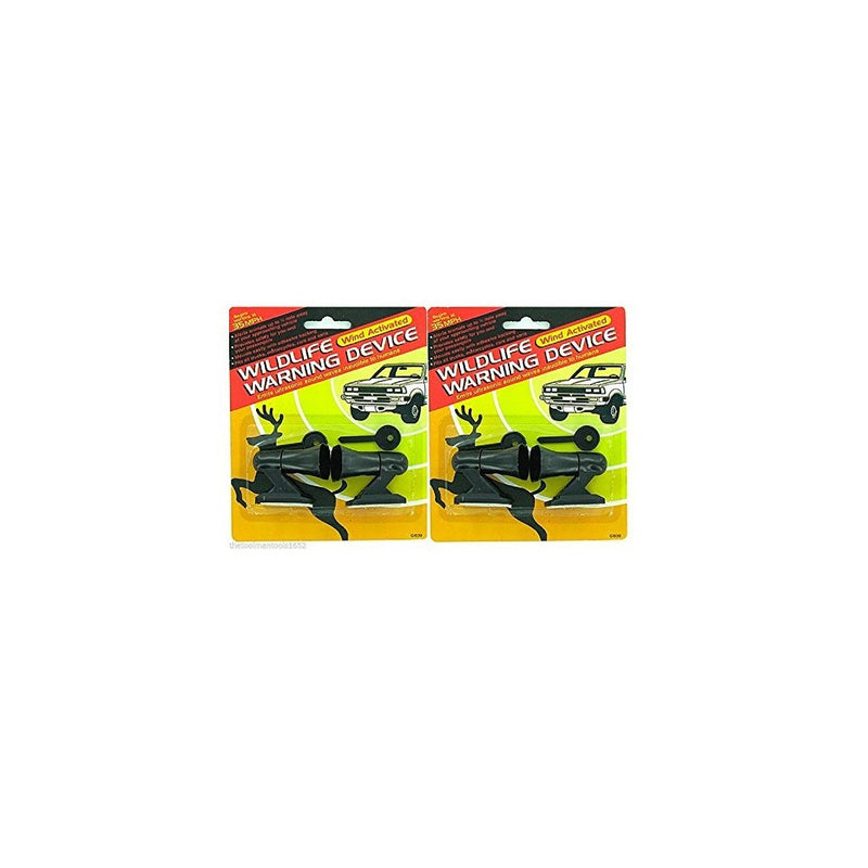 4 Ultrasonic Car Deer Warning Whistles 2 Packs Auto Safety Alert Device Safety !
