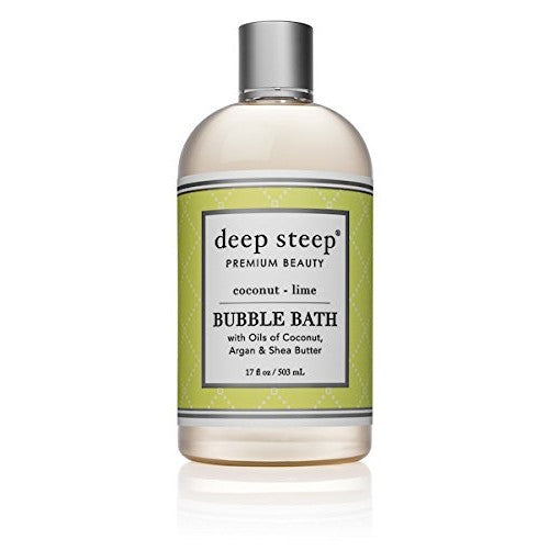 Deep Steep Classic Bubble Bath, Coconut Lime, 17 Fluid Ounce