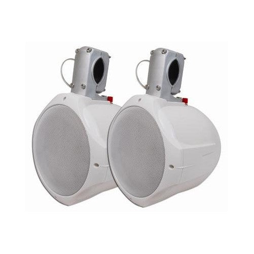 MCM Custom Audio 60-10020 6 1/2" Marine Wakeboard Two-Way Speaker Pair - White