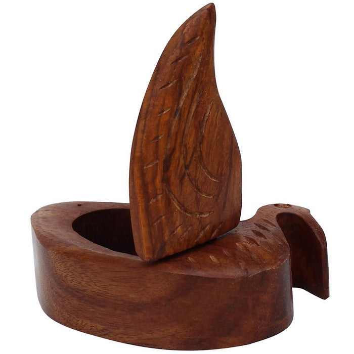 Benzara Hand carved Duck Figurine Jewelry Storage Box/Trinket Box, Brown