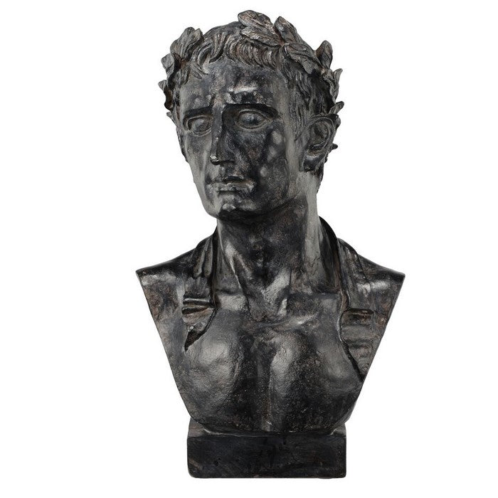 Resin Atticus Bust ,Black Finish