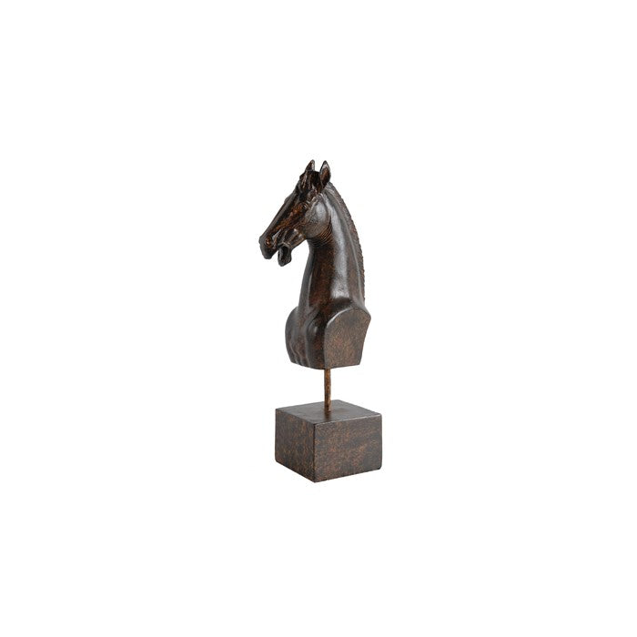 Horse Bust Accent , Ebony Black