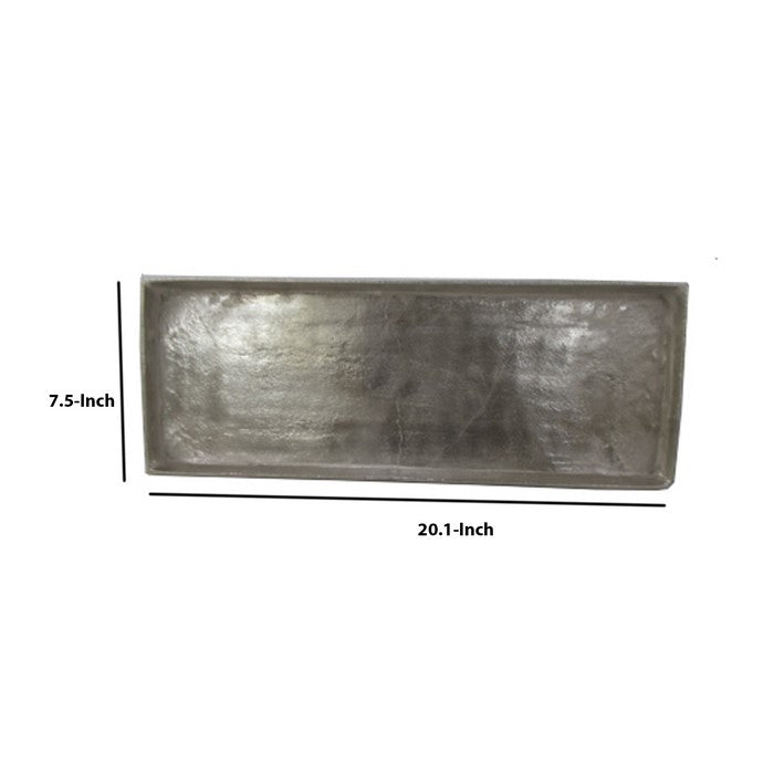Aluminum  Plate In Rectangular Shape, Gray