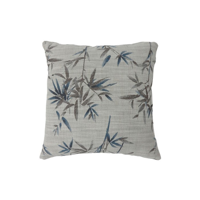 Contemporary Style Set of 2 Throw Pillows, Blue