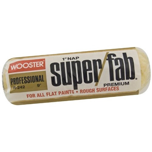 Wooster Brush R242-9 Super/Fab Roller Cover, 1-Inch Nap, 9-Inch