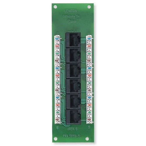 Leviton 47603-C5 Category 5E Voice and Data Expansion Board