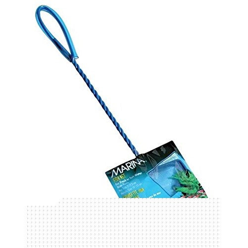 Marina 3-Inch Blue Fine Nylon Net with 10-Inch Handle