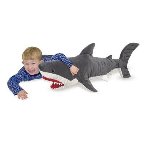 Melissa & Doug Giant Shark - Lifelike Stuffed Animal (over 3 feet long)