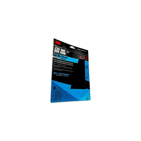 3M 03021 Wetordry 9" x 11" Sandpaper Sheet with Assorted Grit Sizes