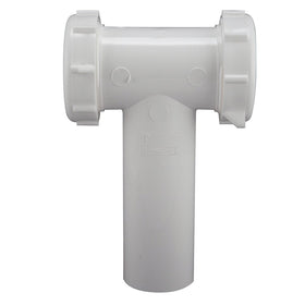 Plumb Pak PP20667 Center Outlet Tee and Tailpiece Slip Joint with Baffle, 1-1/2"