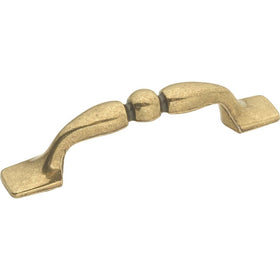 Hickory Hardware P509-LP 3-Inch Manor House Cabinet Pull, Lancaster Hand Polished