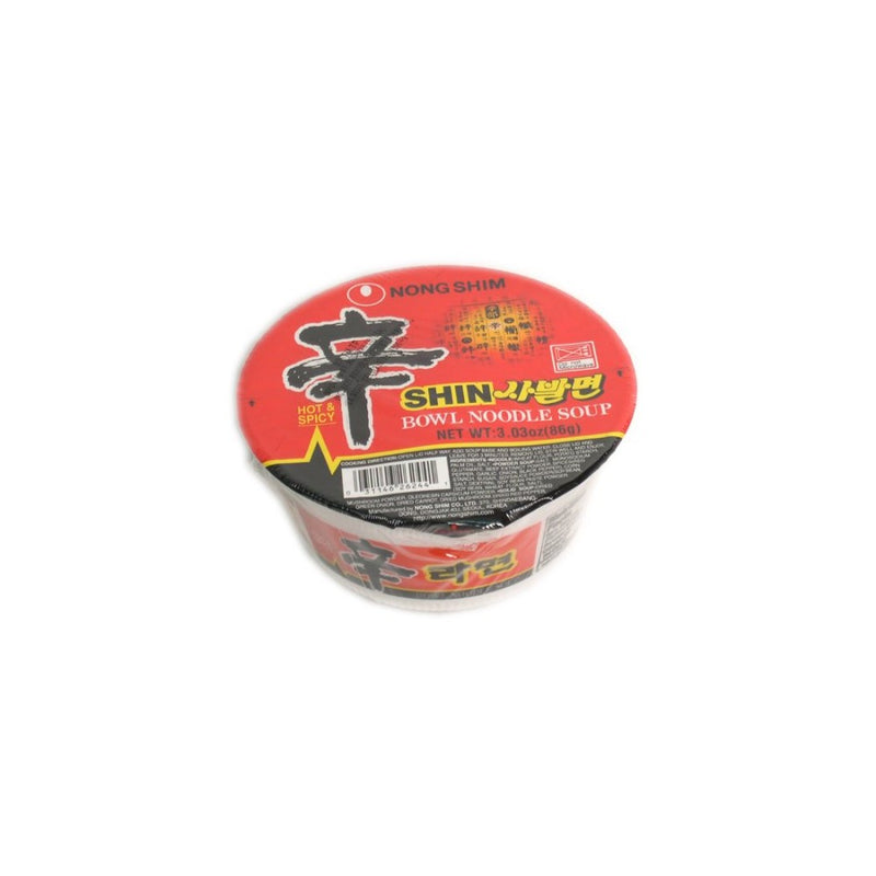Nong Shim Shin Bowl Noodle Soup for 12 Bowls