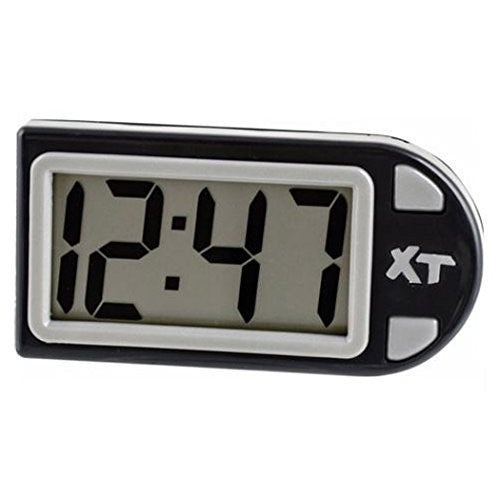 Custom Accessories 25211 Plastic Easel Stand Digital Clock, Black