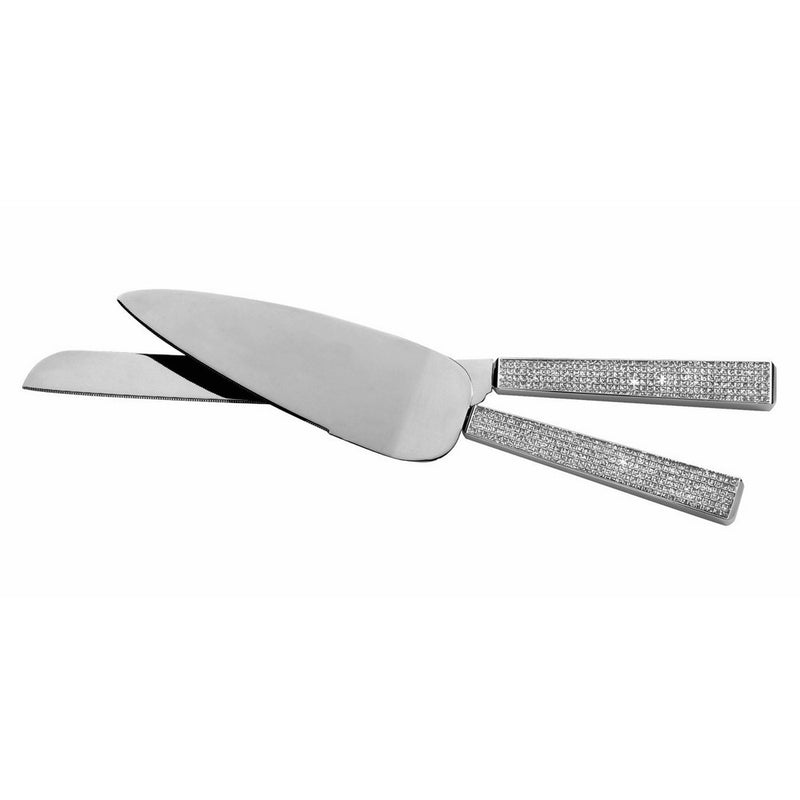 Glitter Galore Wedding Cake Knife and Server Set