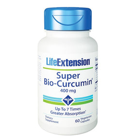 Life Extension Super Bio-curcumin, 400mg, Vegetarian Capsules, 60-Count