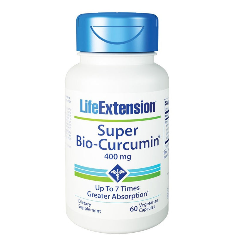 Life Extension Super Bio-curcumin, 400mg, Vegetarian Capsules, 60-Count