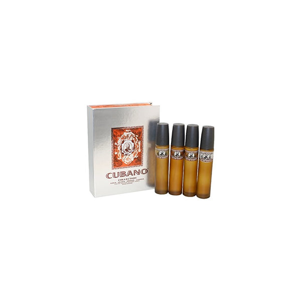 Cubano By Cubano For Men. 4 Piece Variety With Cubano Gold, Silver, Bronze & Copper - Each Edt Spray 2 Oz