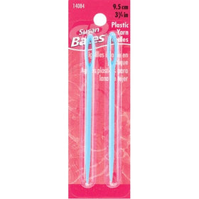 Susan Bates 14084 Plastic Yarn Needles, 3 to 3/4-Inch, 2-Pack