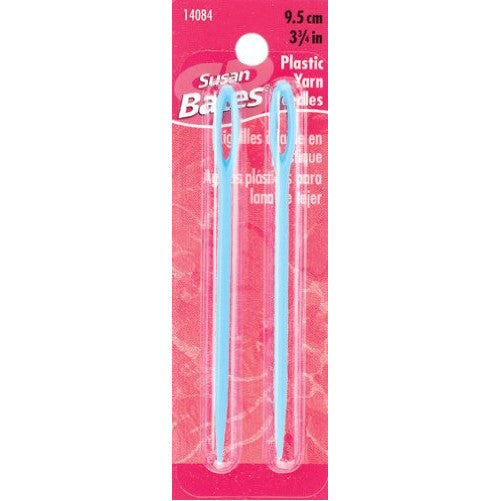 Susan Bates 14084 Plastic Yarn Needles, 3 to 3/4-Inch, 2-Pack