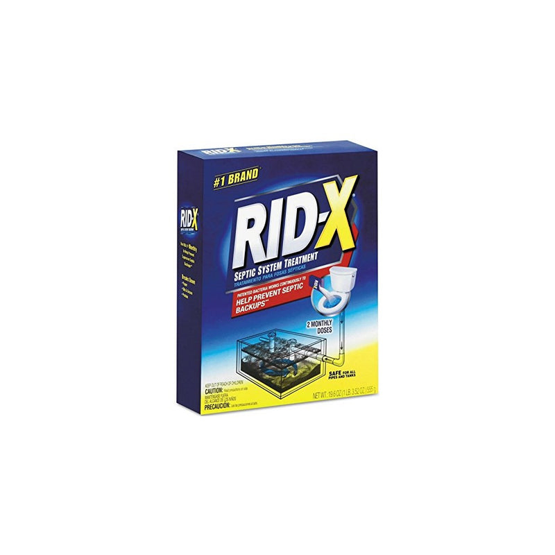 RID-X Septic Treatment, 2 Monthly Doses, 19.6 oz