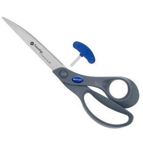 Westcott ExtremEdge Adjustable Tension Titanium Bonded Scissors, 9" Bent, Gray