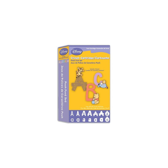 Cricut Disney Cartridge, Pooh Font Set